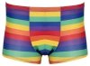 Seksowne bokserki męskie tęcza Men's Boxer Briefs Rainbow M